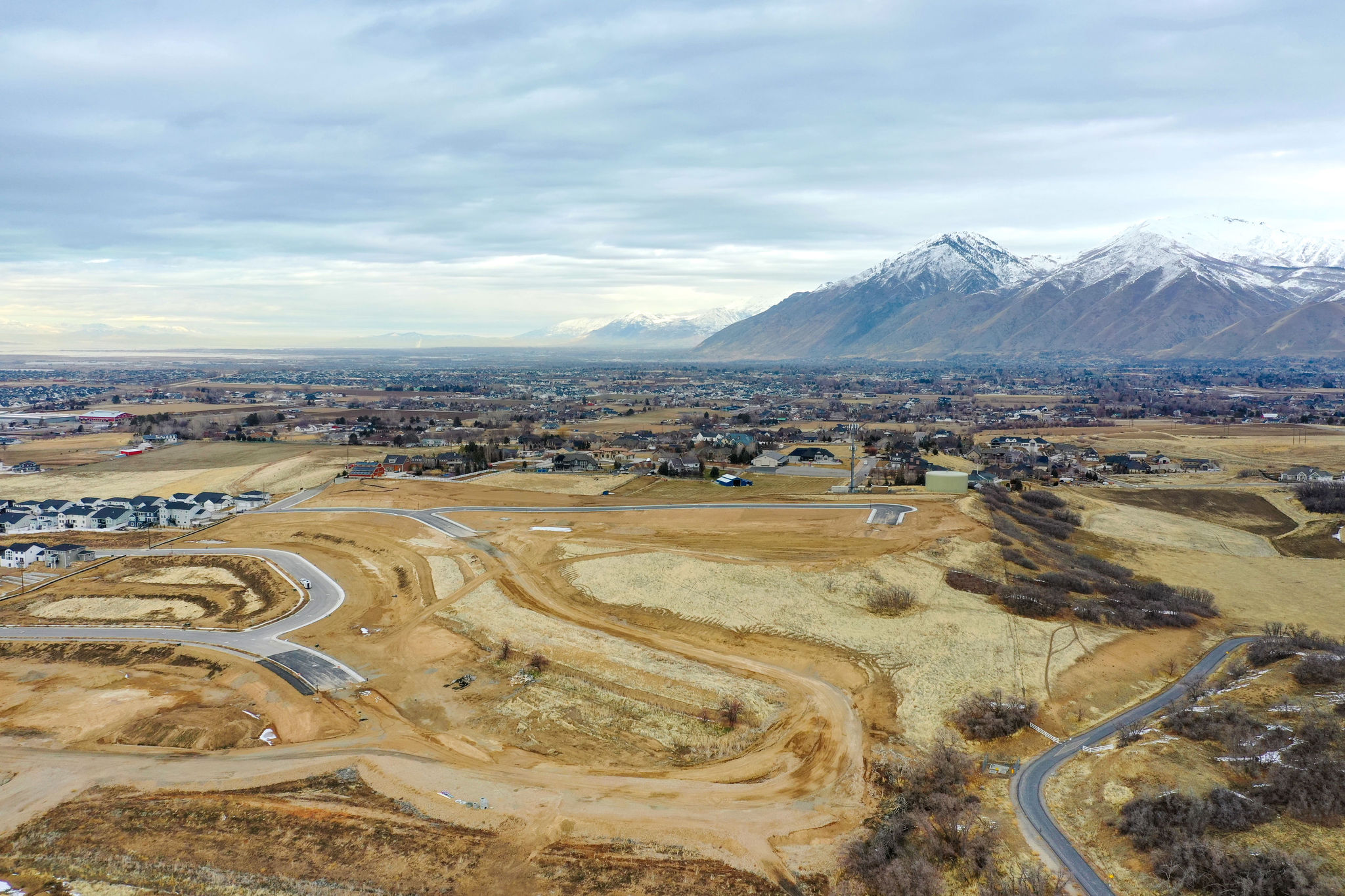 mapleton heights drone photo