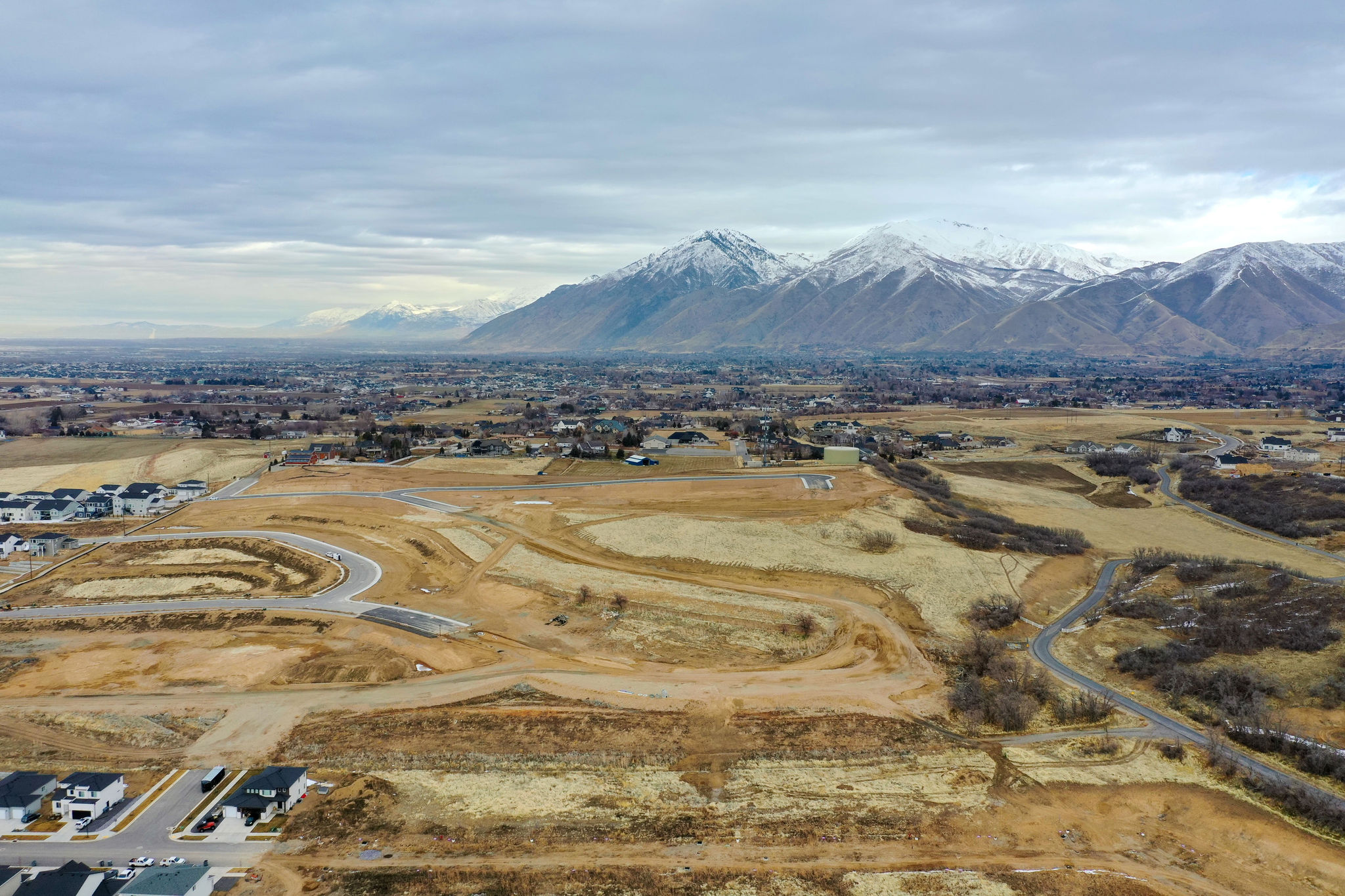 mapleton heights drone photo