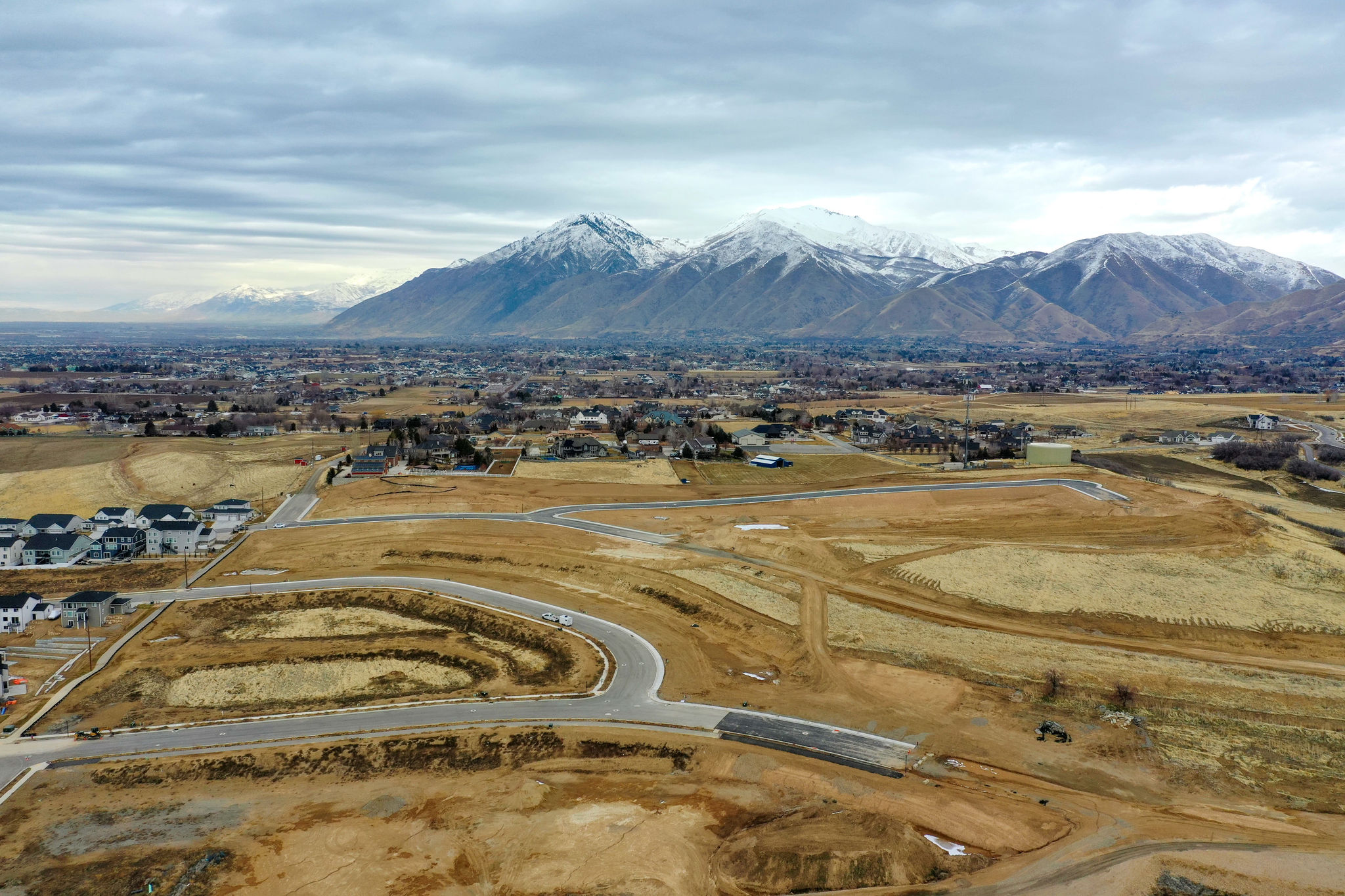 mapleton heights drone photo