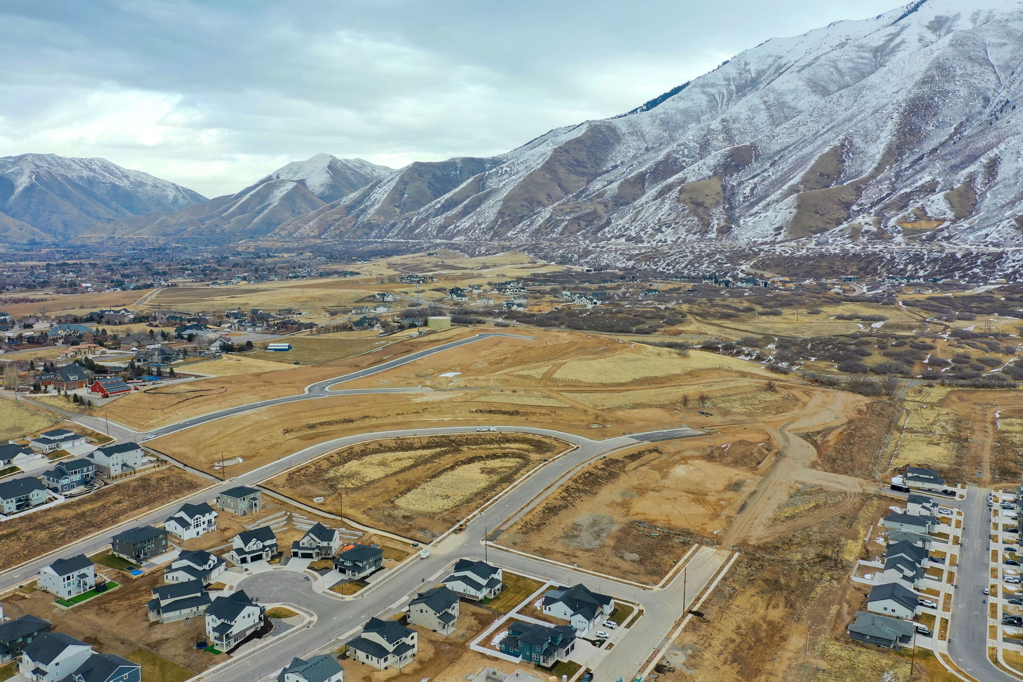 mapleton heights drone photo