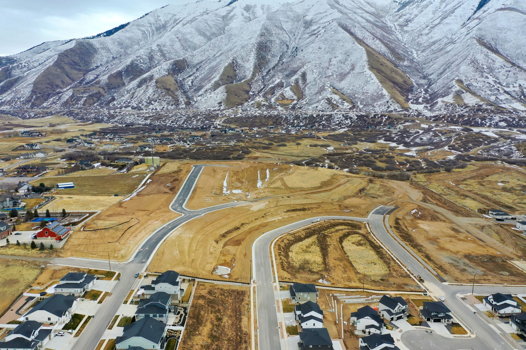 mapleton heights drone photo